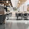 Flash Furniture HERCULES Series 5 Pack 880 lb. Capacity Gray Plastic Stack Chair with Titanium Gray Powder Coated Frame 5-RUT-F01A-GY-GG - alternate 3